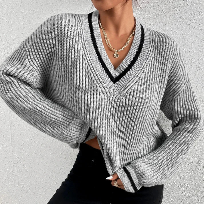 Pull Rayé Alice  - Doux et Confortable