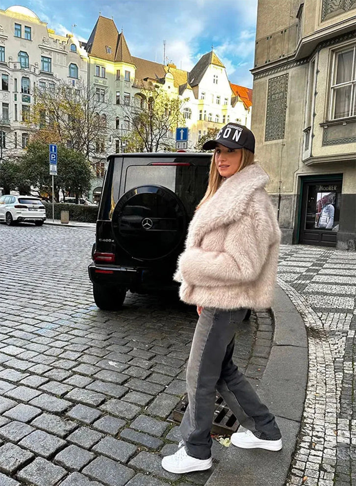 Mia|Veste en fourrure de luxe