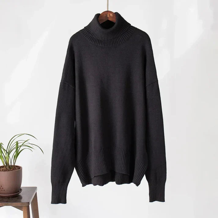 Pull vivatelle Cachemire Col Montant