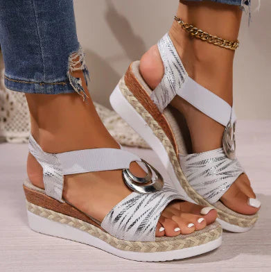 Luna™ | Sandales orthopédiques femme à maintien souple et design chic